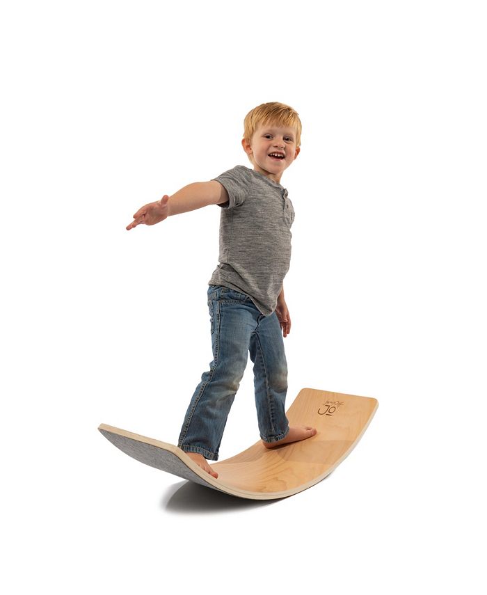 JumpOff Jo - Wooden Wobble Balance Board