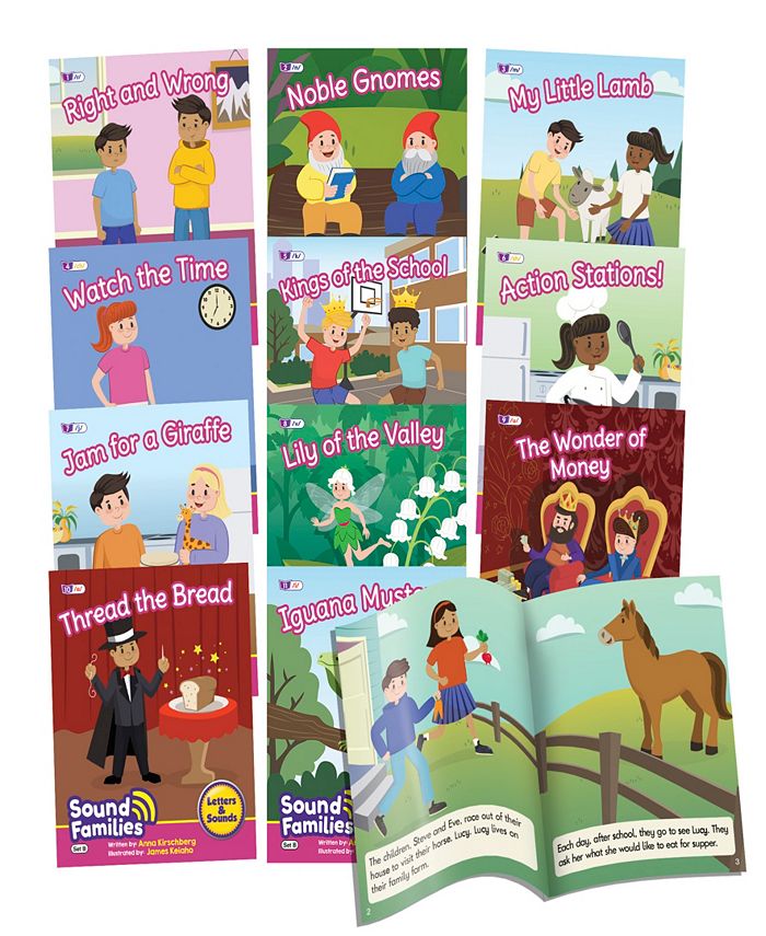 Junior Learning Decodable Readers Sound Families Consonants Fiction Phase 5.5