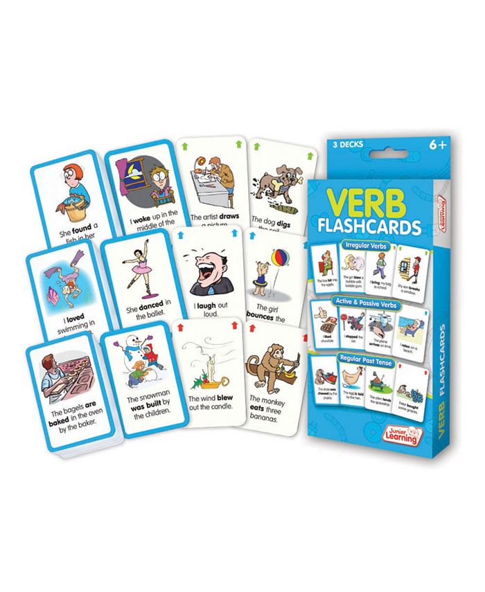 Junior Learning Verb Flashcards