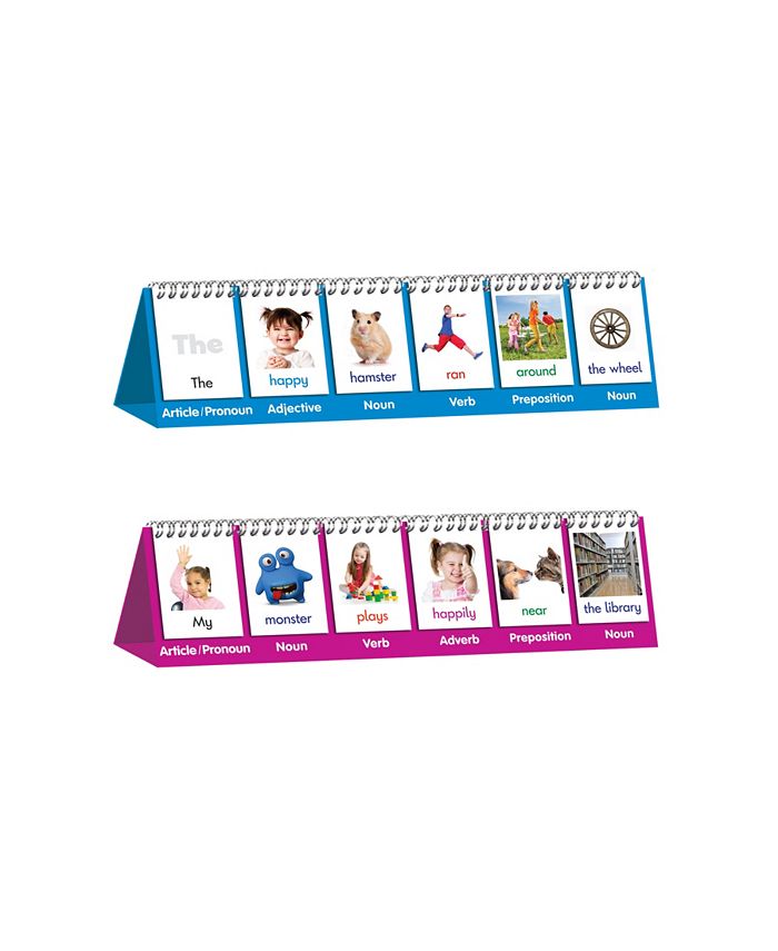 Junior Learning Parts of Speech Flip Cards Educational Learning Set