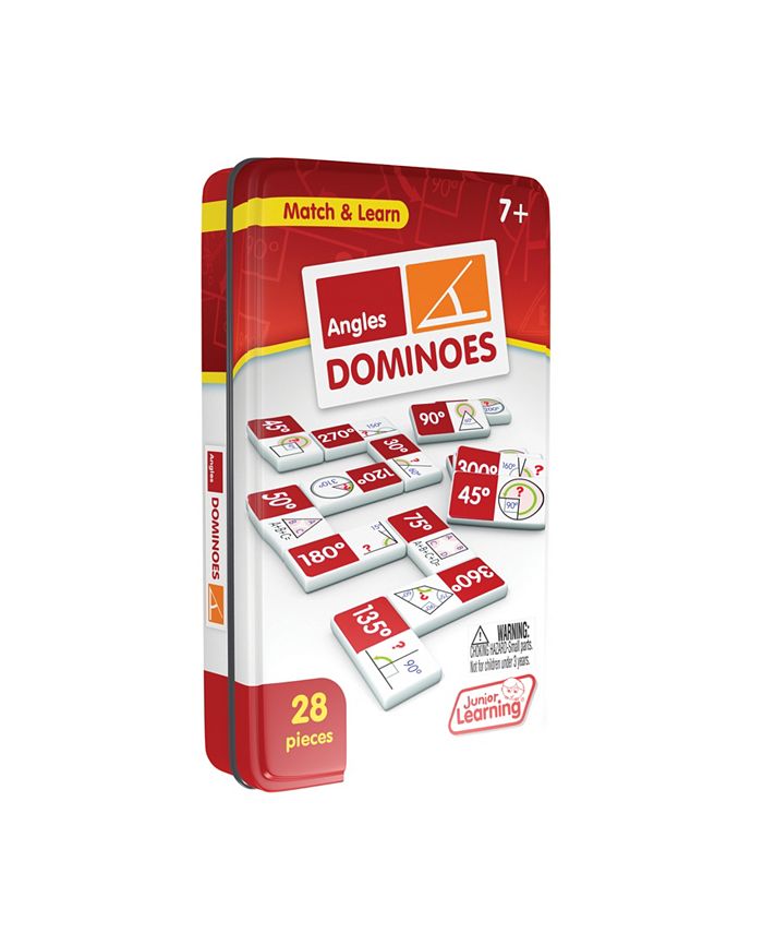 Junior Learning Angles Dominoes Match and Learn Educational Learning Game