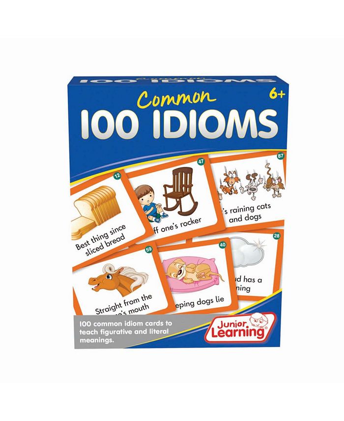 Redbox Junior Learning 100 Common Idioms Educational Activity Cards