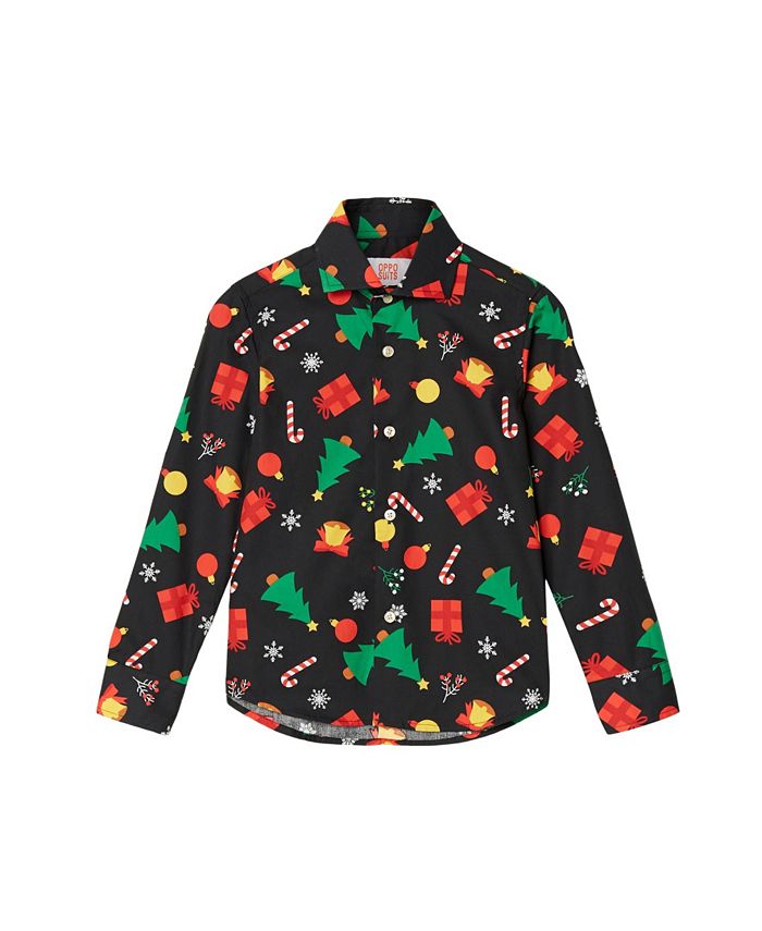 OppoSuits Toddler Boys Icons Christmas Shirt