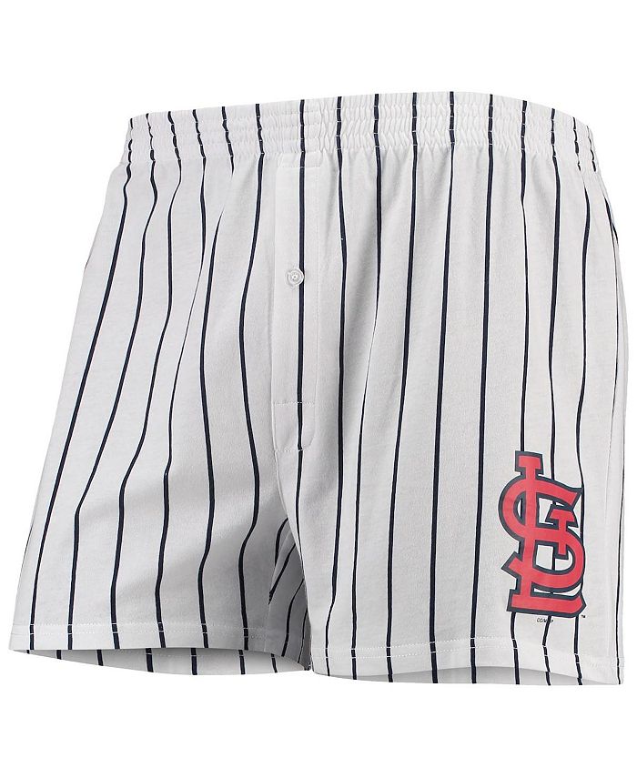 Concepts Sport Men's White St. Louis Cardinals Vigor Boxer Shorts