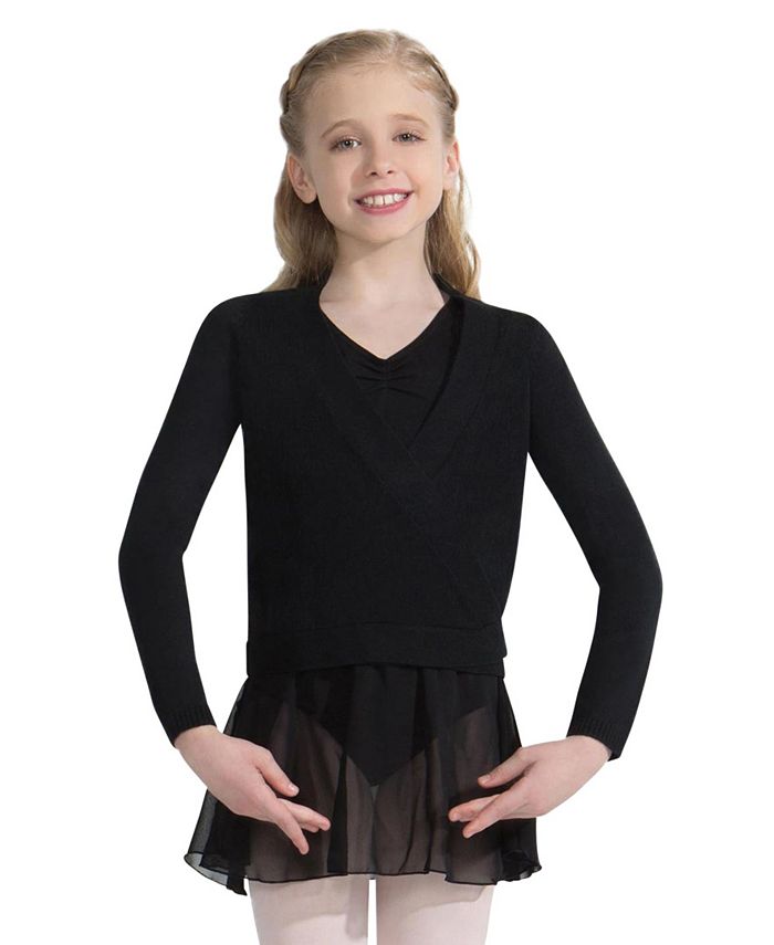 Capezio Little and Big Girls Wrap Sweater