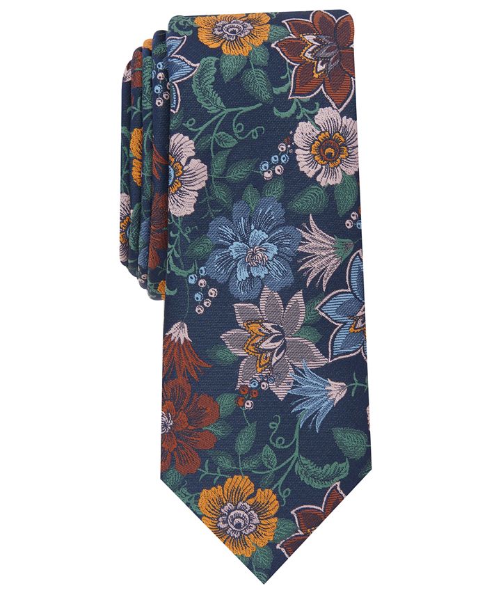 Bar III Men's Ryewood Skinny Floral Tie