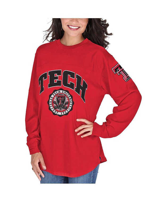 Pressbox Women's Red Texas Tech Red Raiders Edith Long Sleeve T-shirt