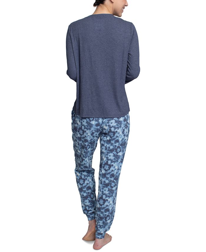 Muk Luks Women's Supersoft Ribbed Pajama Set
