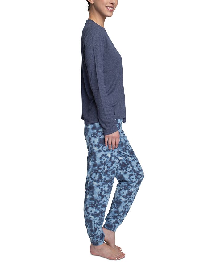 Muk Luks Women's Supersoft Ribbed Pajama Set