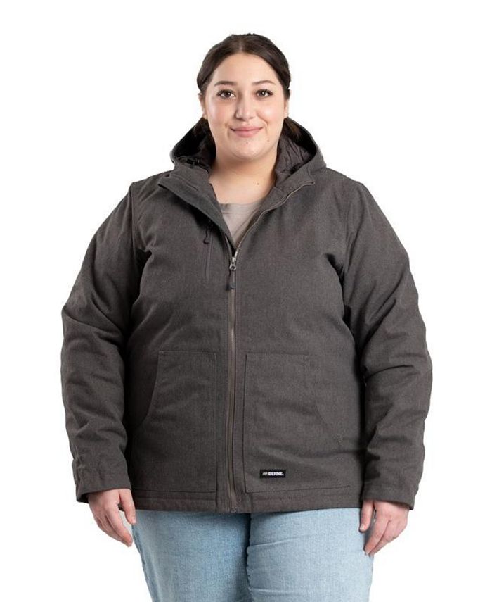 Berne Women's Lined Softstone Duck Jacket Plus Size