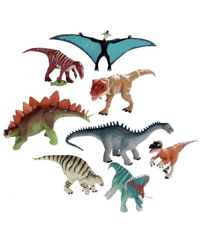 Wild Republic 8 Piece Dinosaur Collection