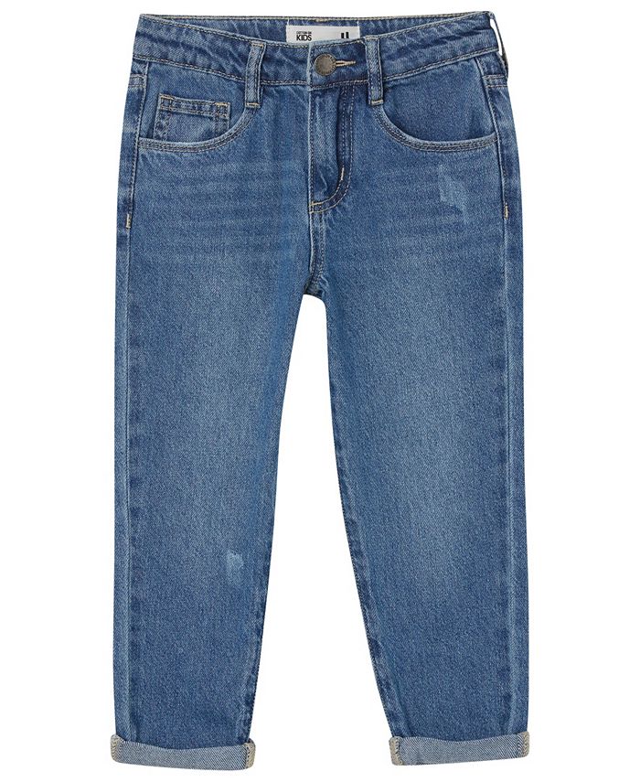 COTTON ON Big Girls India Mom Mid Rise Jeans