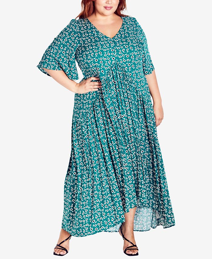 Avenue Plus Size Val Print Dress