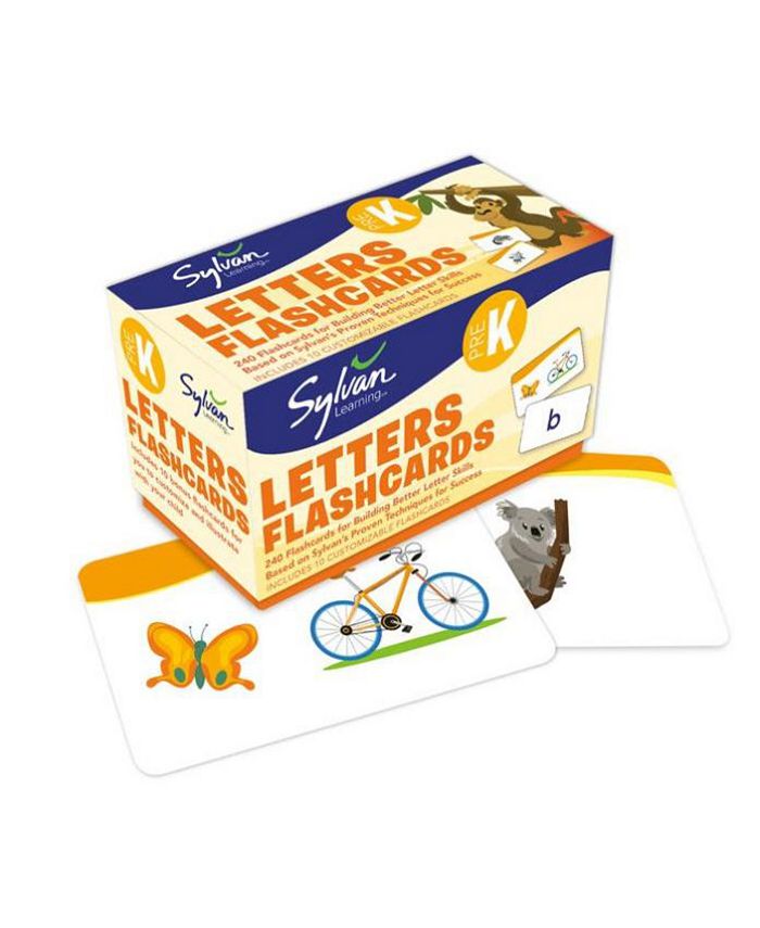 Barnes & Noble Pre-K Letters Flashcards by Sylvan Learning