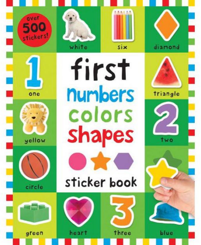 Barnes & Noble First 100 Stickers- First Numbers, Colors, Shapes by Roger Priddy