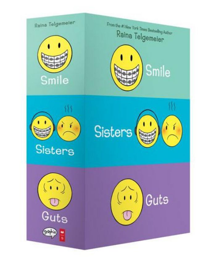 Barnes & Noble Smile, Sisters, and Guts: The Box Set by Raina Telgemeier