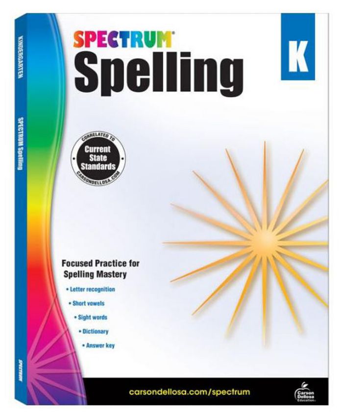 Barnes & Noble Spectrum Spelling, Grade K by Spectrum Compiler