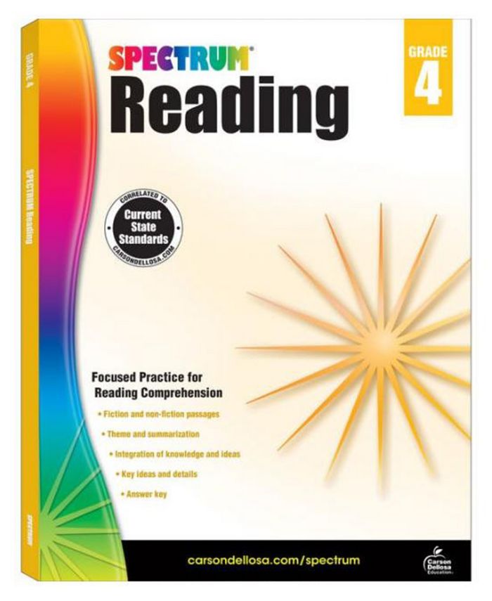 Barnes & Noble Spectrum Reading Workbook, Grade 4 by Spectrum Compiler