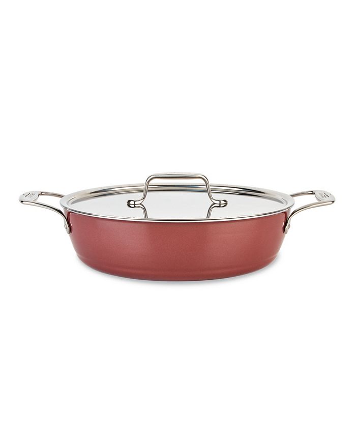 All-Clad Fusiontec Natural Ceramic with Steel Core 4.5-Quart Universal Pan with Lid