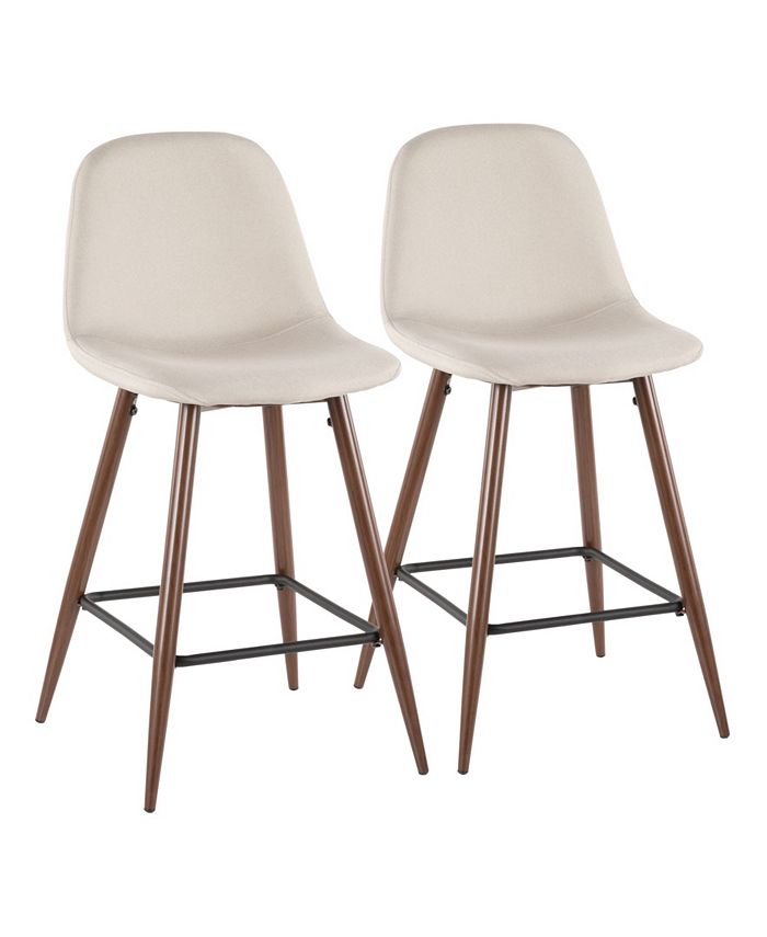 Lumisource Pebble Counter Stool - Set of 2