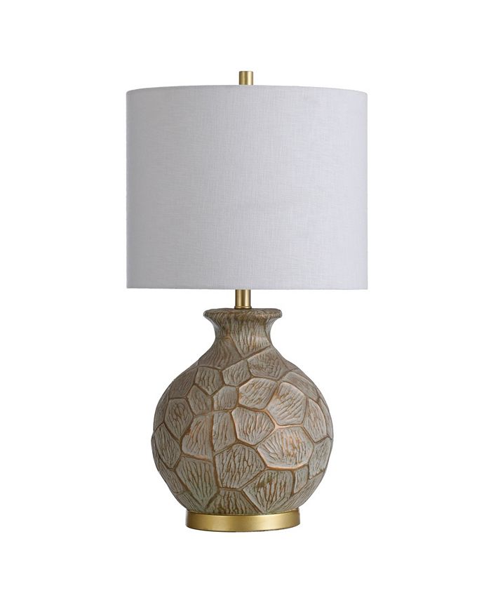 StyleCraft Round Transitional Molded Table Lamp