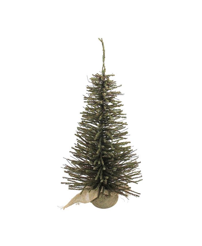 Northlight 2.5' Warsaw Twig Artificial Christmas Tree with Burlap Base - Unlit