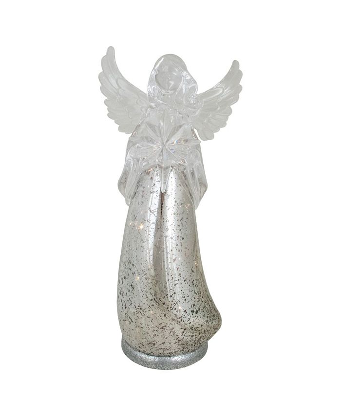 Northlight 13" Lighted Angel Holding a Star Christmas Tabletop Figurine