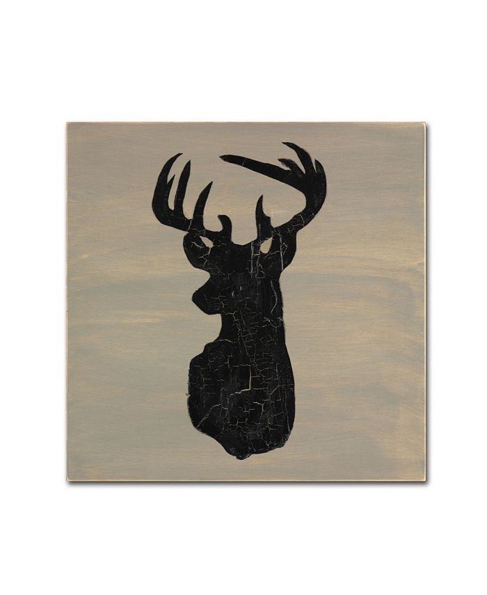 Trademark Global lightbox Journal 'Love Deer' Canvas Art - 35" x 35" x 2"