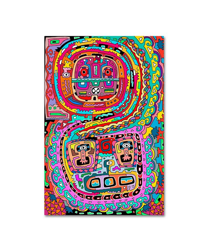 Trademark Global Miguel Balbas 'Mandala 1' Canvas Art - 19" x 12" x 2"