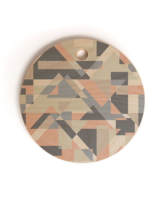 Deny Designs Geometric Play 2 Round Cutting Board