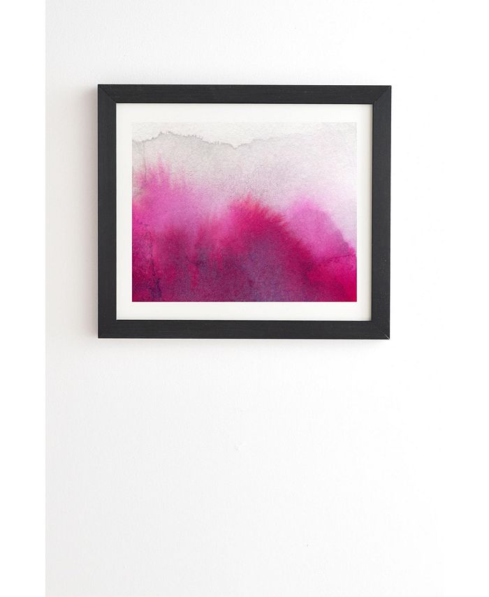 Deny Designs Georgiana Paraschiv Hazy Pink Framed Wall Art