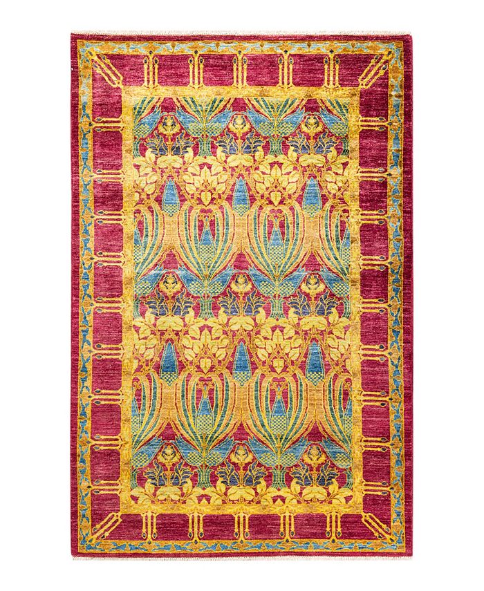 ADORN HAND WOVEN RUGS Arts Crafts M16334 5'1" x 7'9" Area Rug