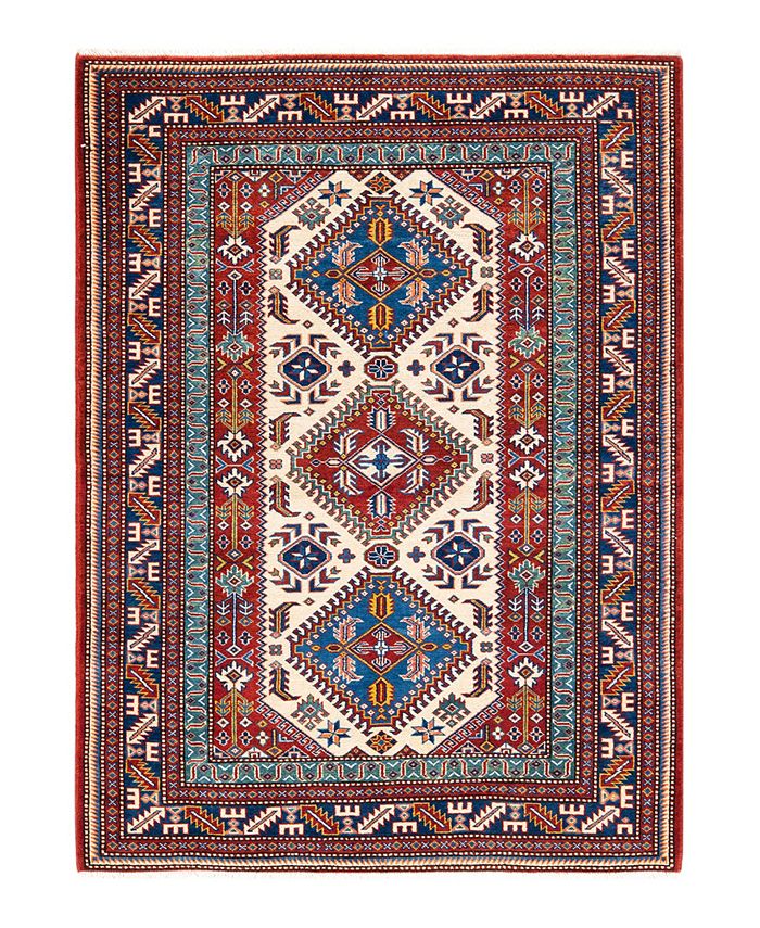 ADORN HAND WOVEN RUGS Tribal M18730 4'4" x 5'10" Area Rug