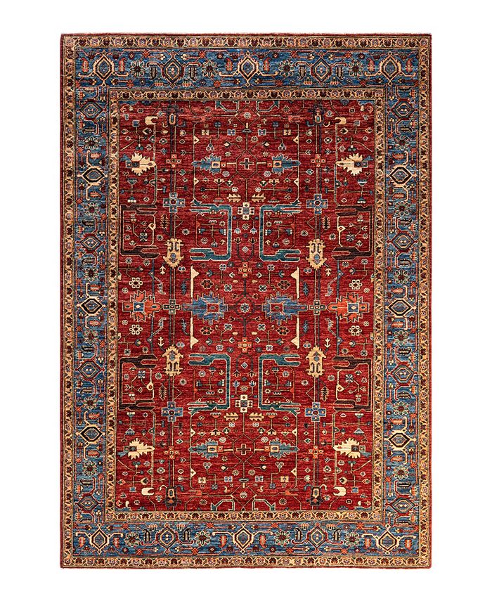 ADORN HAND WOVEN RUGS Serapi M1973 6'1" x 8'11" Area Rug