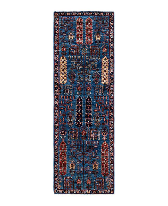 ADORN HAND WOVEN RUGS Serapi M1973 2'1" x 6'7" Runner Area Rug