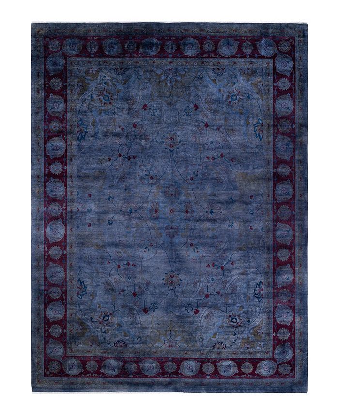 ADORN HAND WOVEN RUGS Fine Vibrance M1207 9'3" x 12'3" Area Rug