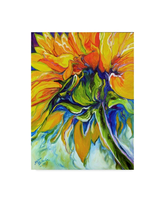 Trademark Global Marcia Baldwin 'Sunflower In July' Canvas Art - 24" x 32"