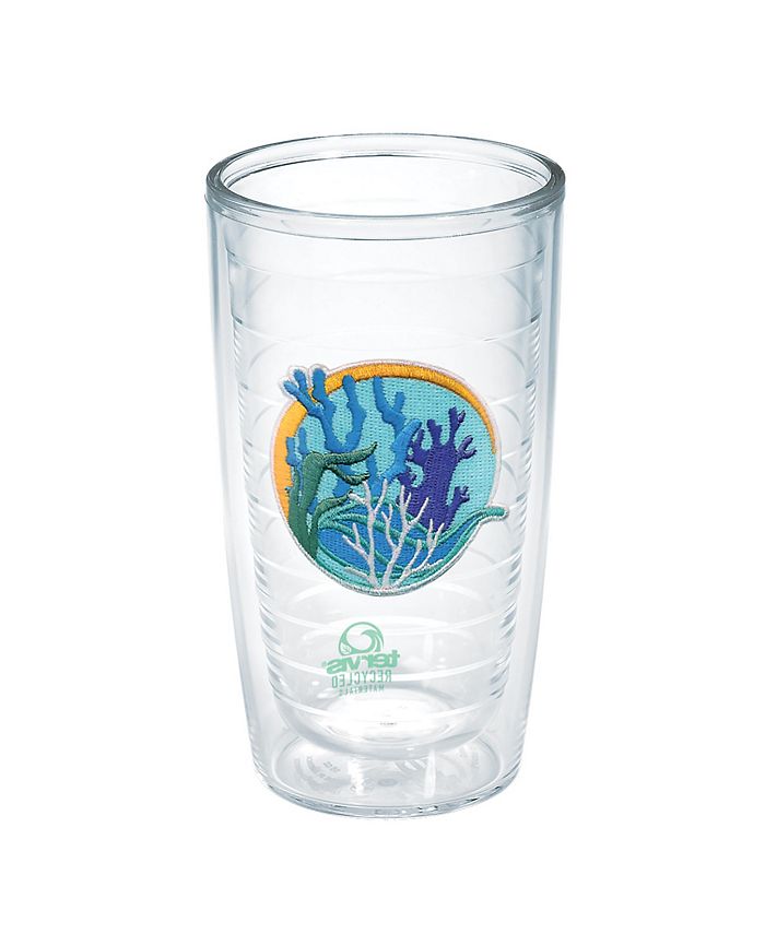 Tervis Tumbler Tervis Coral Reef Recycled Made in USA Double Walled  Insulated Tumbler Cup Keeps Drinks Cold & Hot, 16oz, Unlidded