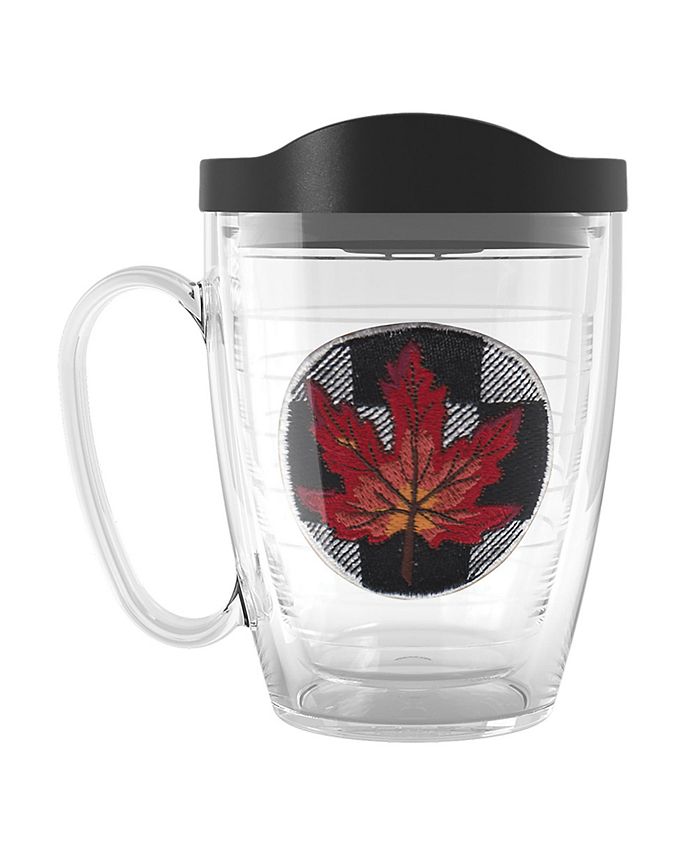 Tervis Tumbler Tervis Checkerboard Fall Leaf Red Made in USA Double Walled  Insulated Tumbler Travel Cup Keeps Drinks Cold & Hot, 16oz Mug, Red