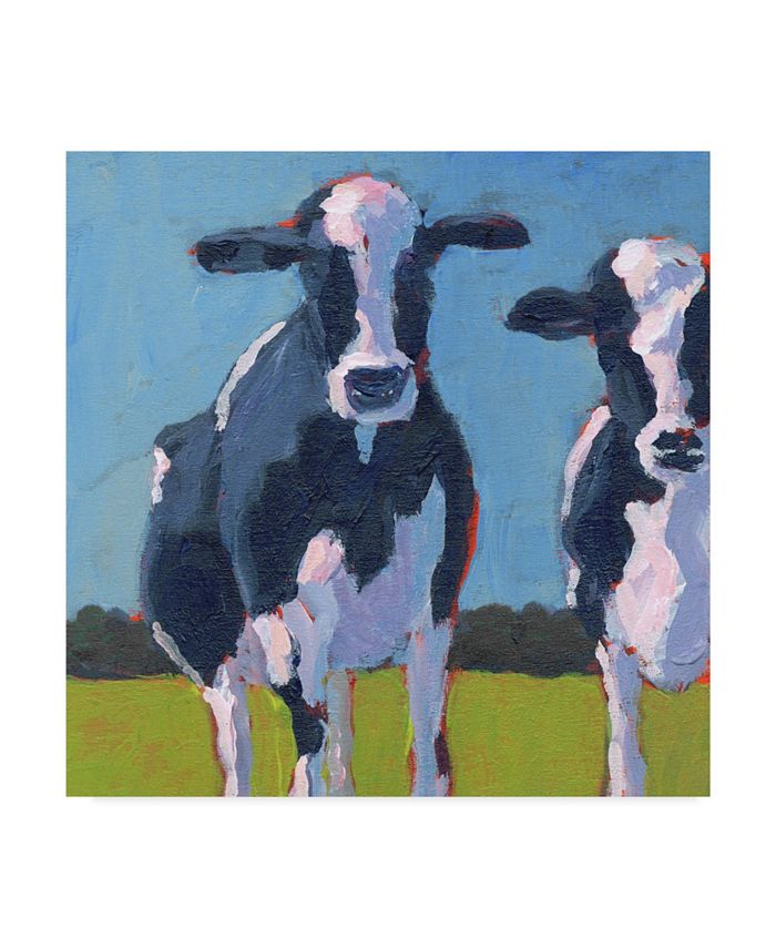 Trademark Global Carol Young Cow Pals I Canvas Art - 15" x 20"