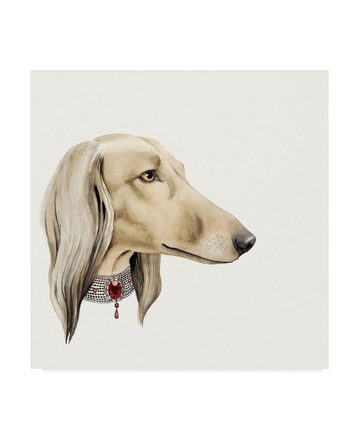 Trademark Global Grace Popp Haute Hounds IV Canvas Art - 27" x 33"