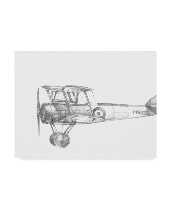 Trademark Global Ethan Harper Technical Flight V Canvas Art - 20" x 25"