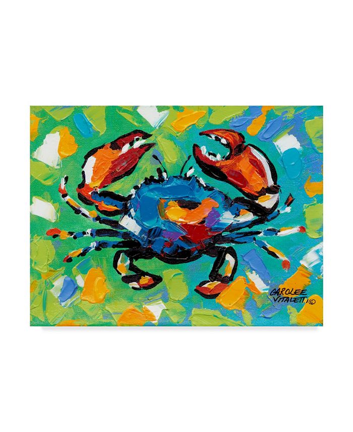 Trademark Global Carolee Vitaletti Seaside Crab II Canvas Art - 15" x 20"