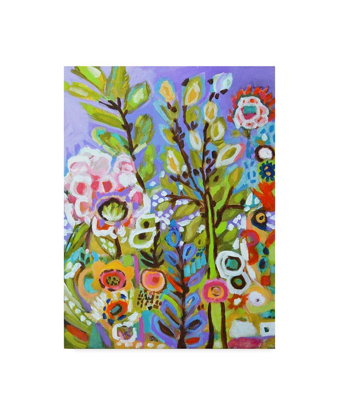 Trademark Global Karen Fields Garden of Whimsy III Canvas Art - 37" x 49"