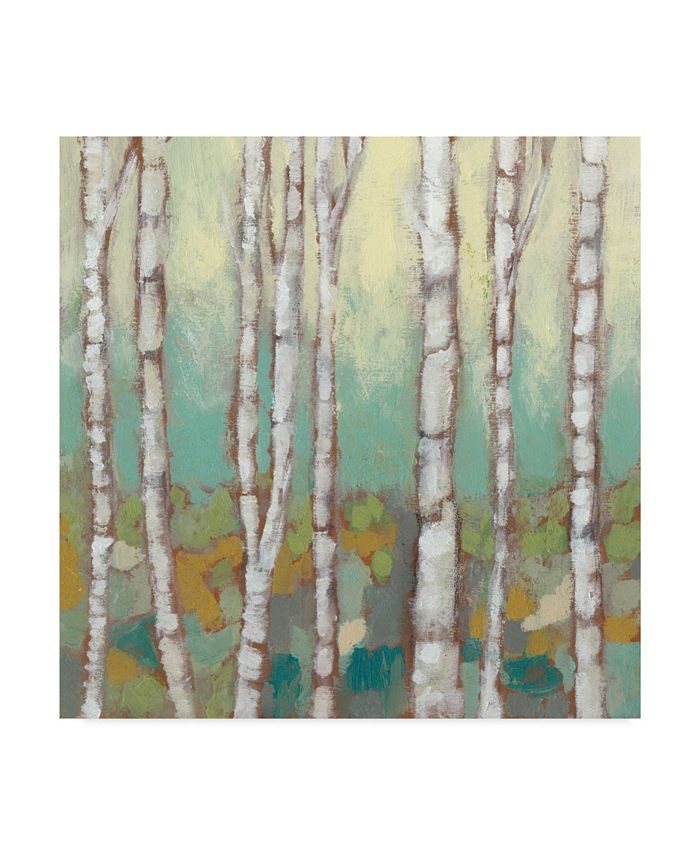 Trademark Global Jennifer Goldberger Kaleidoscope Birches I Canvas Art - 20" x 25"