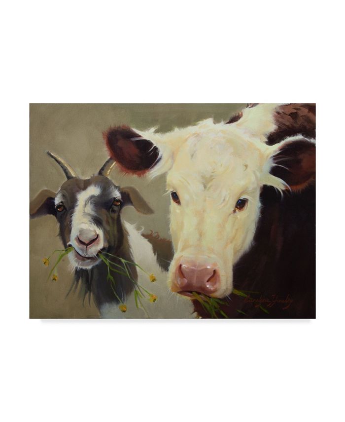 Trademark Global Carolyne Hawley Farm Pals I Canvas Art - 20" x 25"