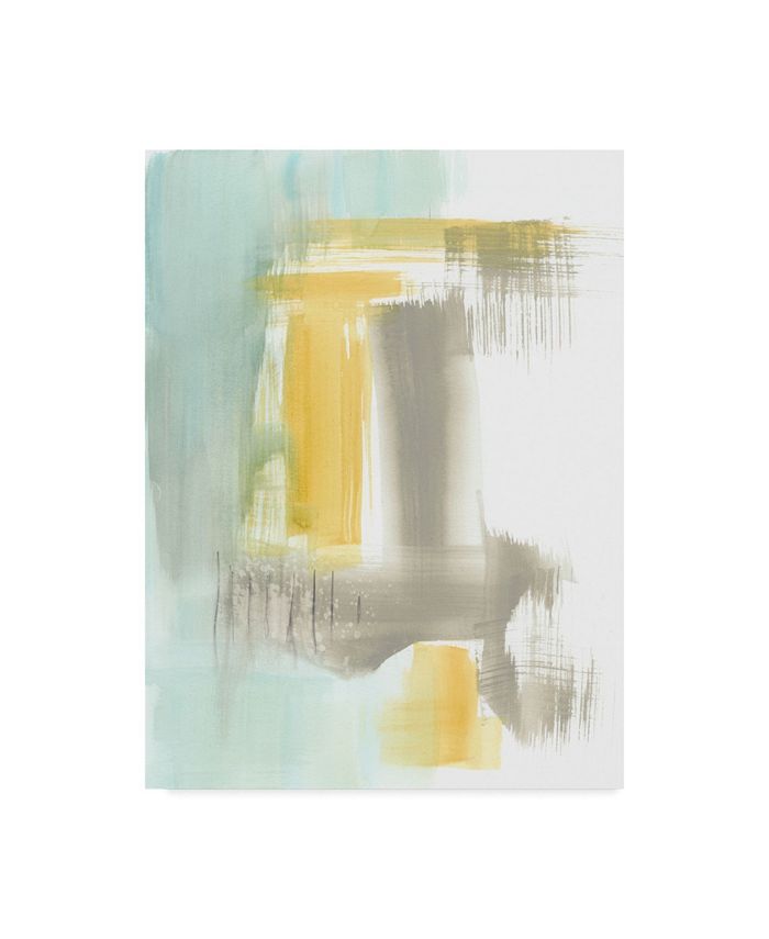 Trademark Global Jennifer Goldberger Spa Watercolor Abstract I Canvas Art - 15" x 20"