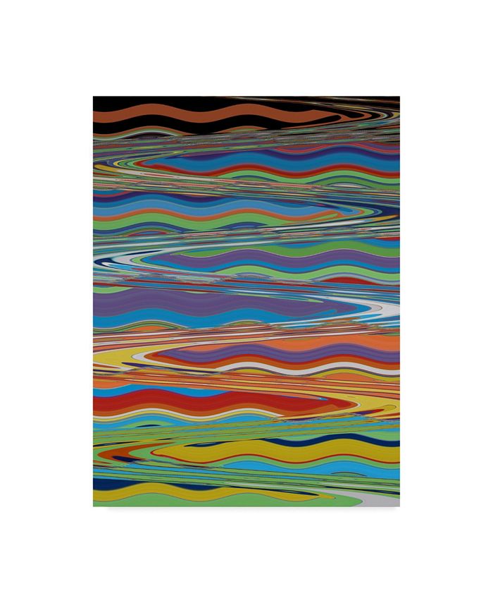 Trademark Global American School Verticle Carpet Abstract 12 Canvas Art - 20" x 25"