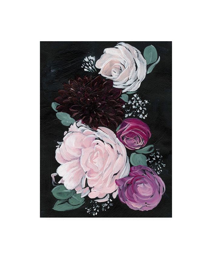 Trademark Global Jennifer Paxton Parker Dark and Dreamy Floral I Canvas Art - 15" x 20"