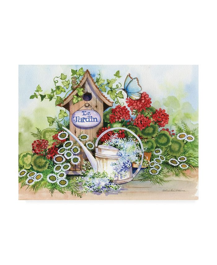 Trademark Global Kathleen Parr Mckenna Le Jardin Canvas Art - 15" x 20"